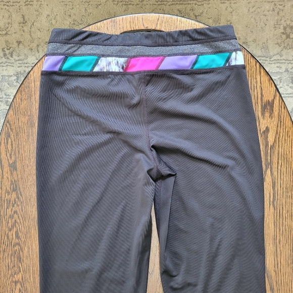 Ideology Black Active Wear Mid-rise Workout Yoga Pants Size Women's Medium - Picture 5 of 10